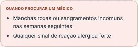Alerta da vacina hepatite B: quando procurar um médico